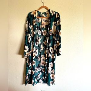 Pink Blush Floral Kimono